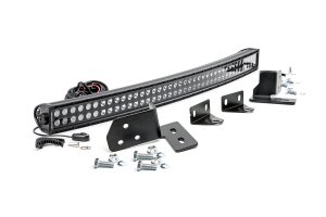Ford F-250 Super Duty LED Light Bar Bumper Mount - Rough Country - 40 Ford F-250 Super Duty LED Light Bar Bumper Mount - Rough Country - 40